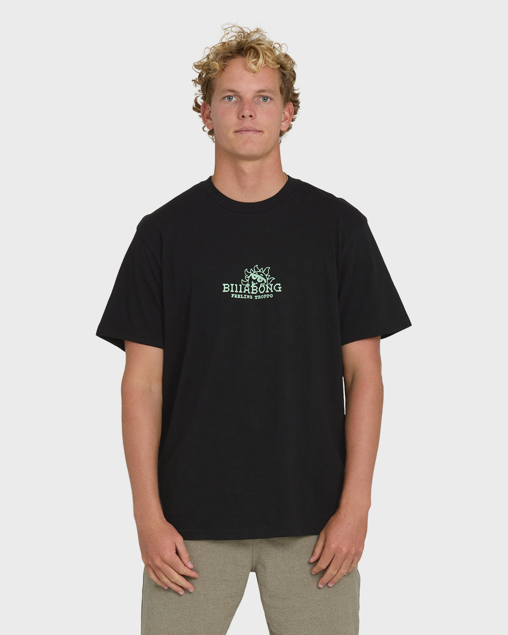 Billabong Peek Premium Short Sleeve Knit T-Shirt - Black