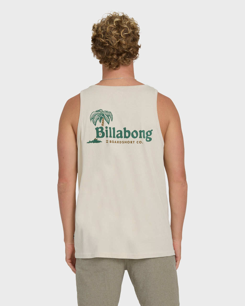 Billabong Check Out Premium Tank Top - Oatmeal