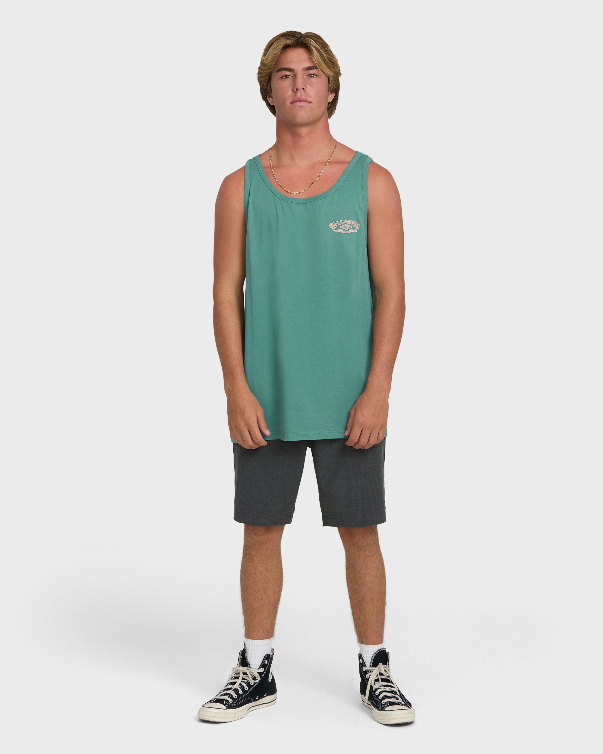 Billabong Heritage Arch Premium Tank Top - Deep Sea