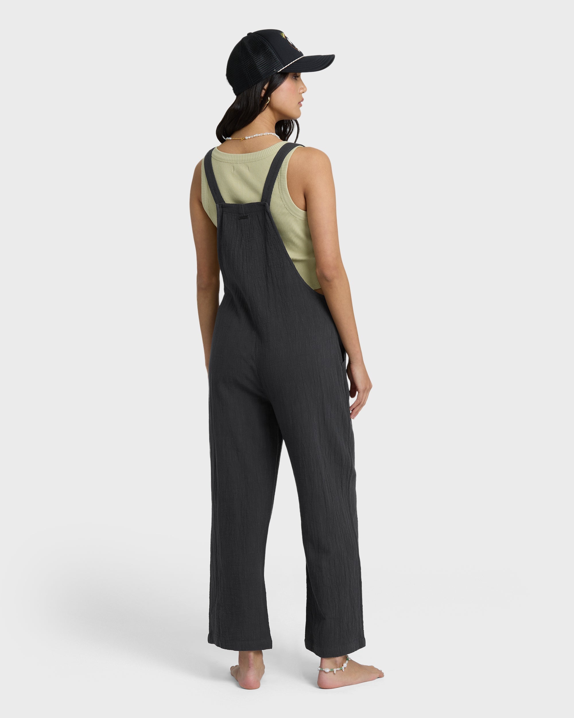 Billabong Pacific Time Jumpsuit - Black Sands