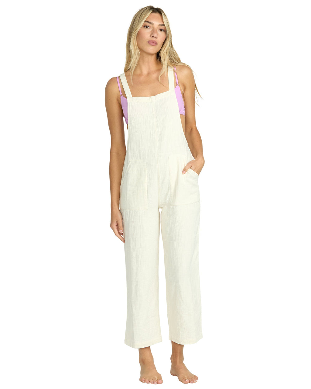 Billabong Pacific Time Jumpsuit - White Cap