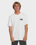 Billabong Nanda Ormond Burleigh Heads Premium Short Sleeve Cotton T-Shirt - Off White