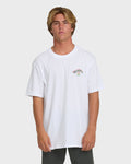 Billabong Nanda Ormond Occy Premium Short Sleeve Knit Graphic T-Shirt - White