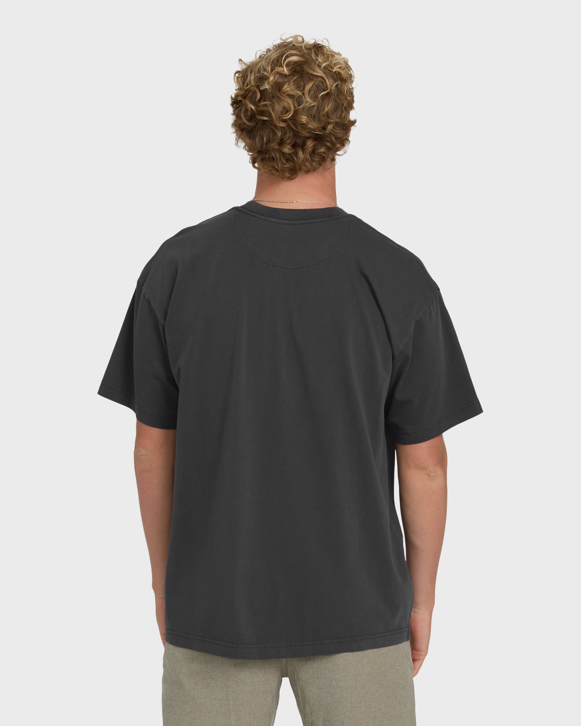 Billabong Brunswick Garage Short Sleeve Knit T-Shirt - Washed Black