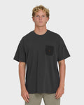 Billabong Brunswick Garage Short Sleeve Knit T-Shirt - Washed Black