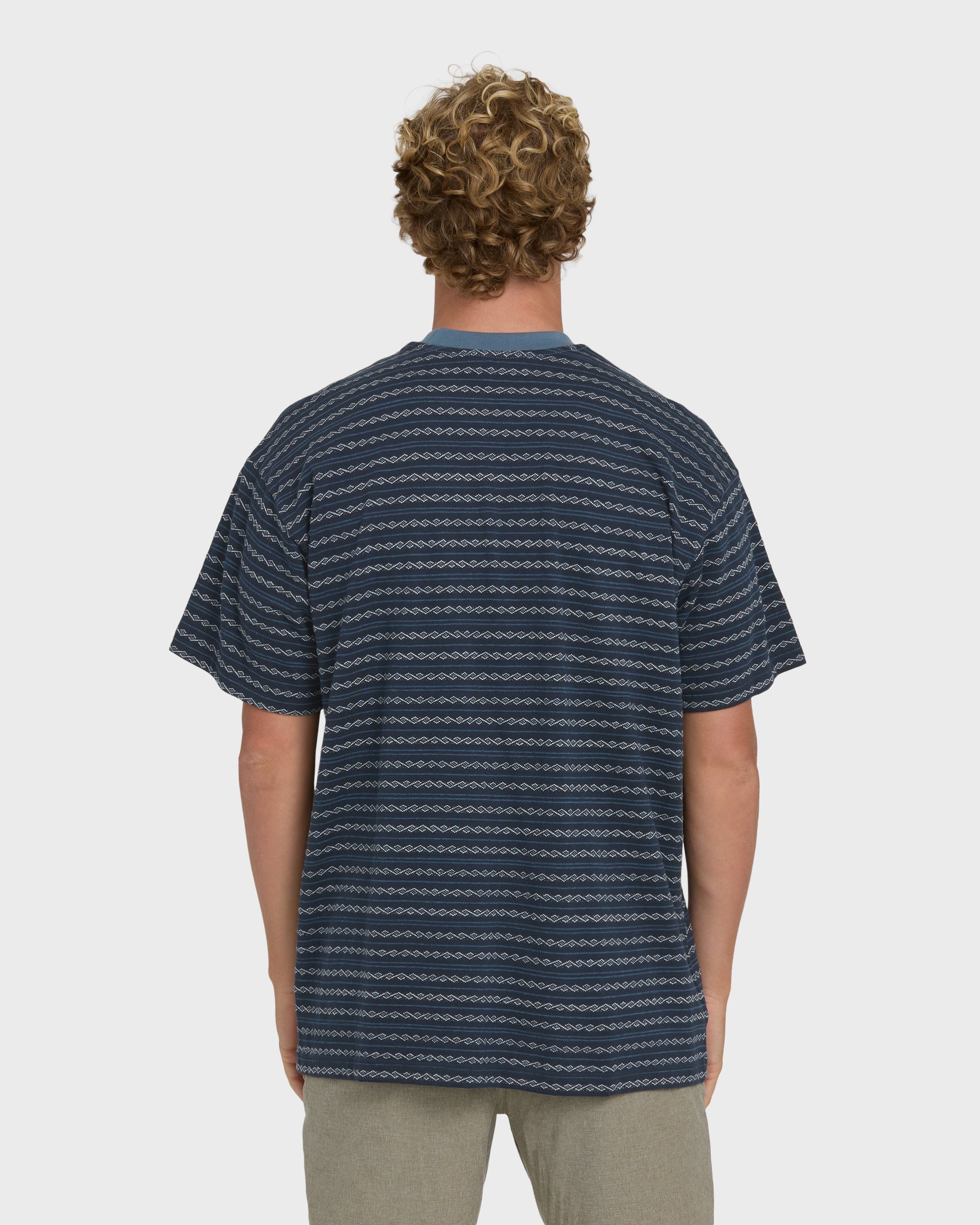 Billabong Garage Sandon Short Sleeve Knit T-Shirt - True Navy