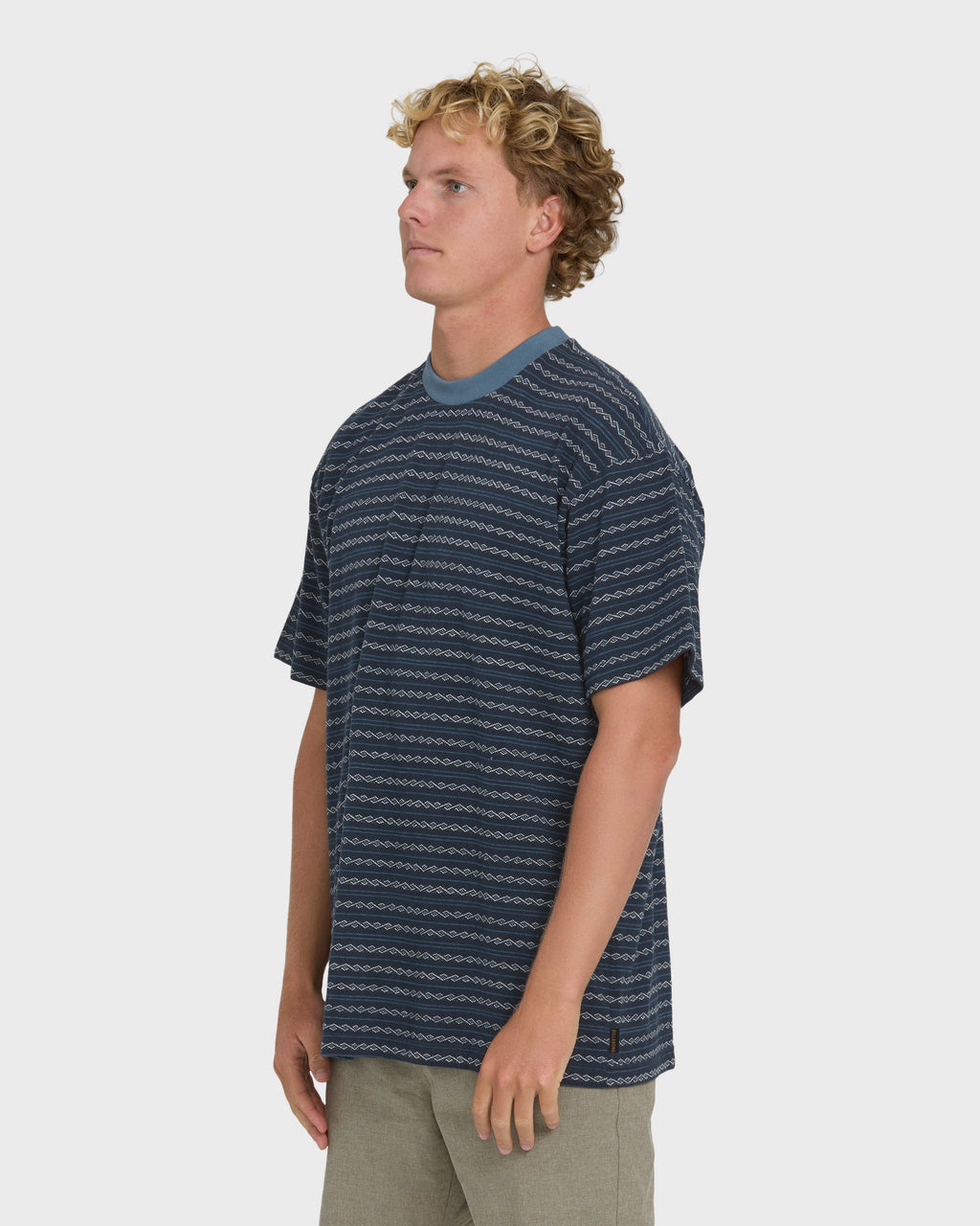 Billabong Garage Sandon Short Sleeve Knit T-Shirt - True Navy