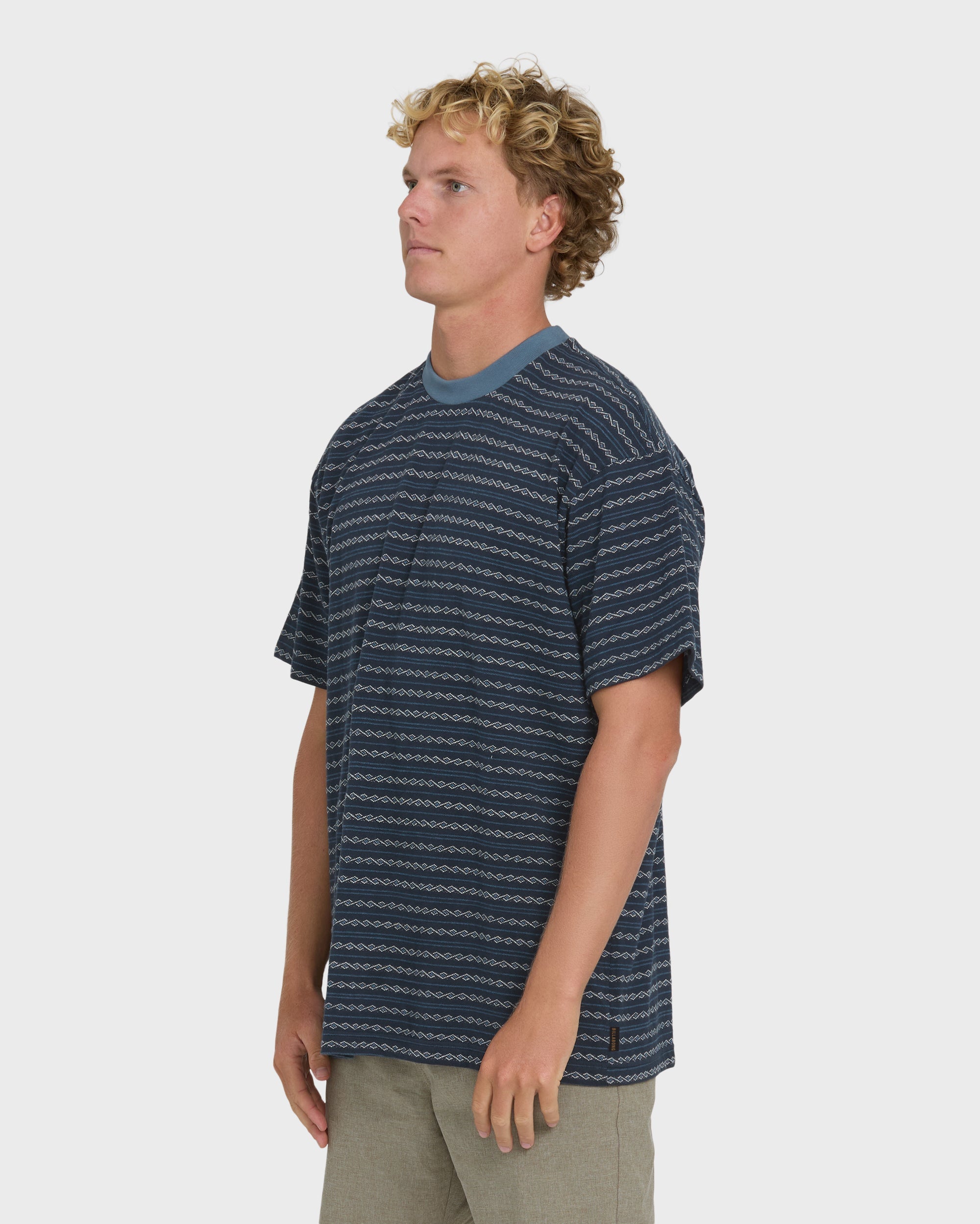 Billabong Garage Sandon Short Sleeve Knit T-Shirt - True Navy