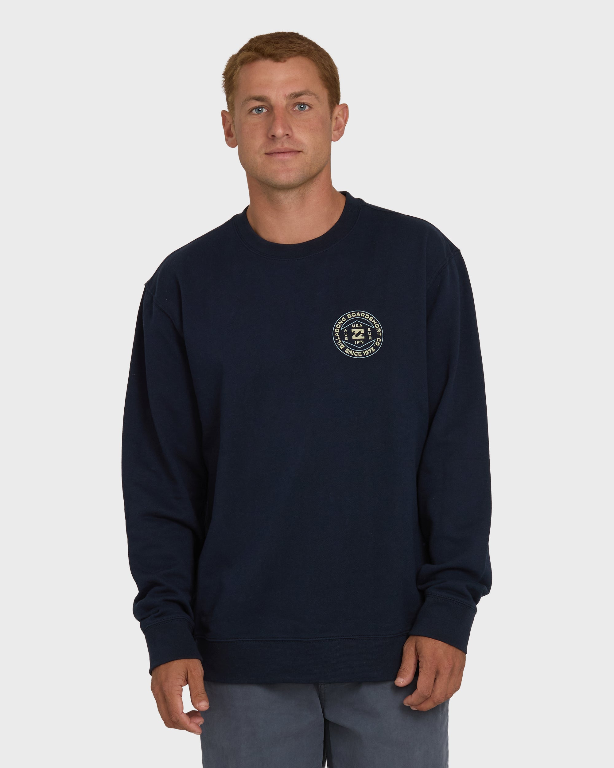 Billabong Rotation Crewneck Sweatshirt - Dark Navy