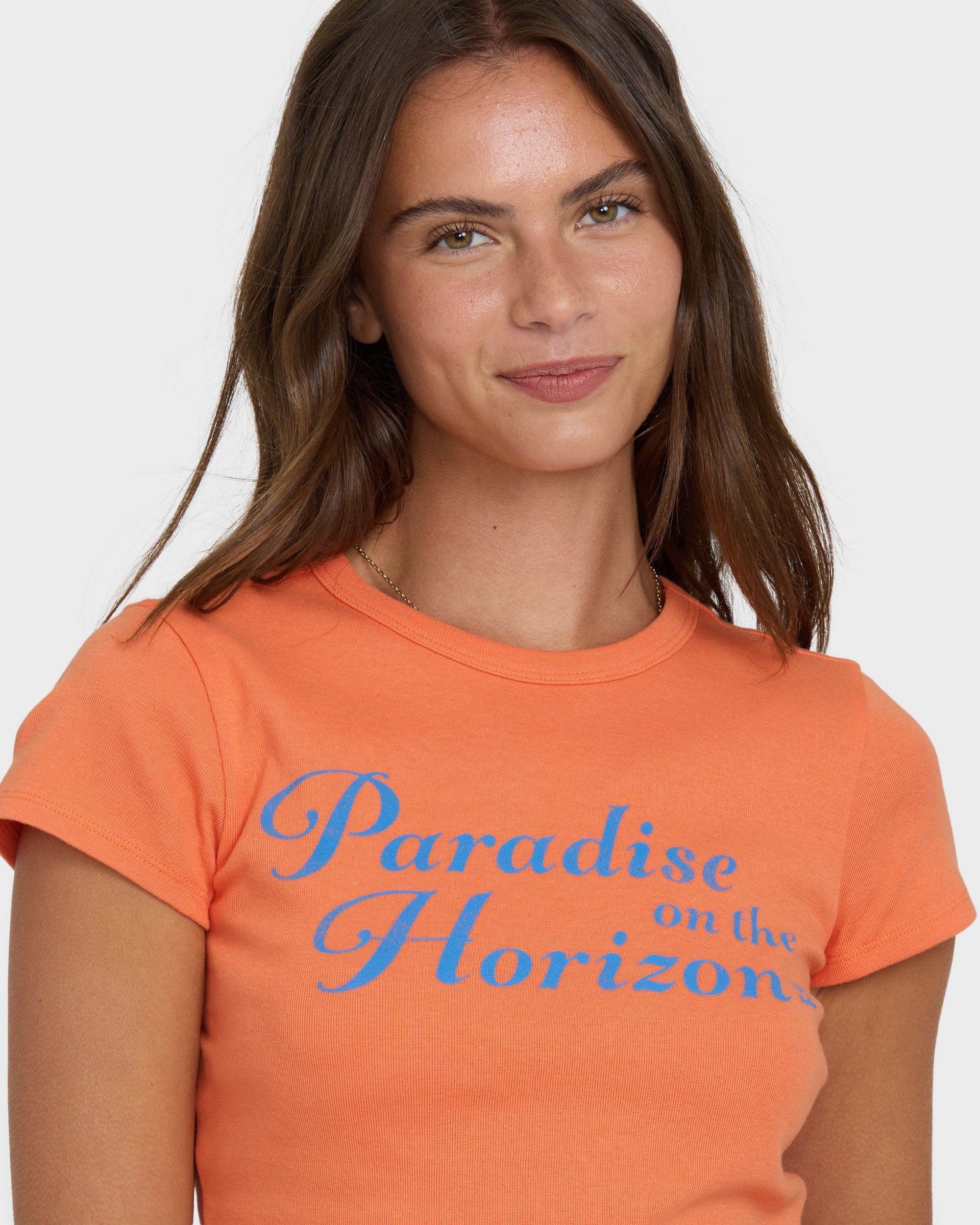 Billabong Paradise Horizon Short Sleeve T-Shirt - Saffron