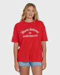 Billabong I Will Travel Short Sleeve Knit T-Shirt - Fiesta Red