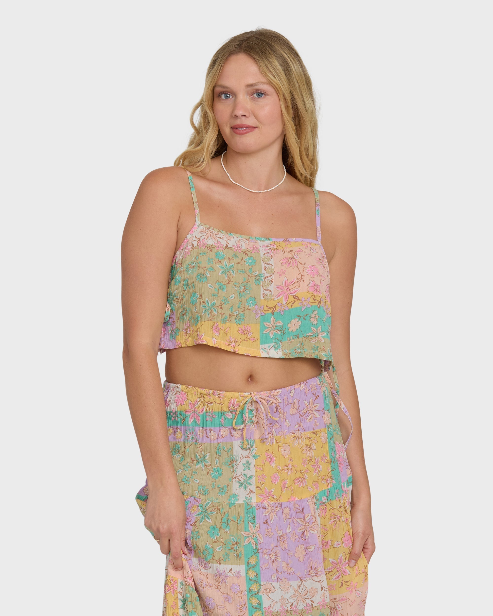 Billabong Just A Girl Tank Top - Vintage Violet