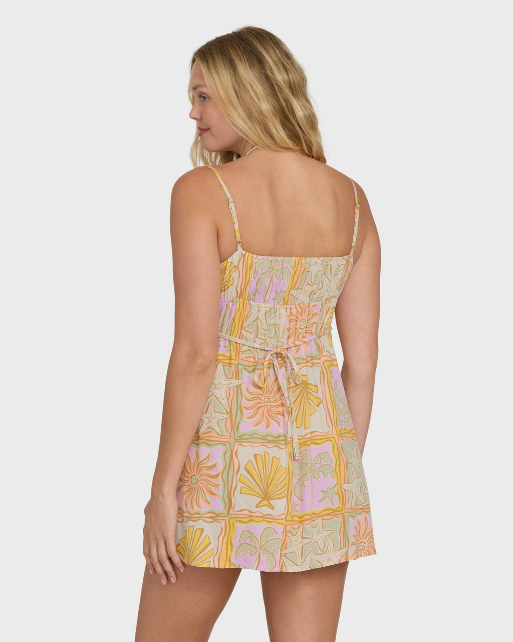 Billabong Dreaming Of Sun Mini Dress - Sweet Lilac
