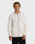 Billabong All Day Zip Front Hoodie - Oatmeal Heather.
