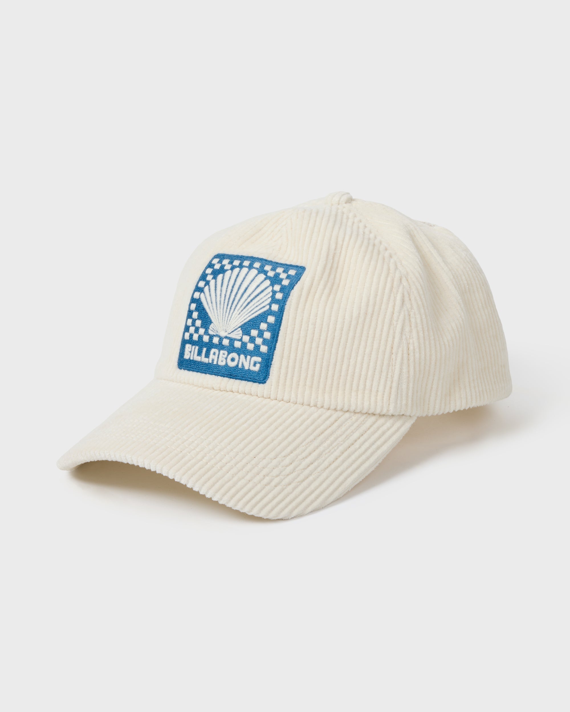 Billabong Corduroy Dad Cap Hat - White Cap