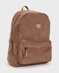 Billabong Schools Out Cord Backpack - Brown Stone