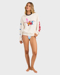 Billabong Lottie Hall Crewneck Sweatshirt - Salt Crystal