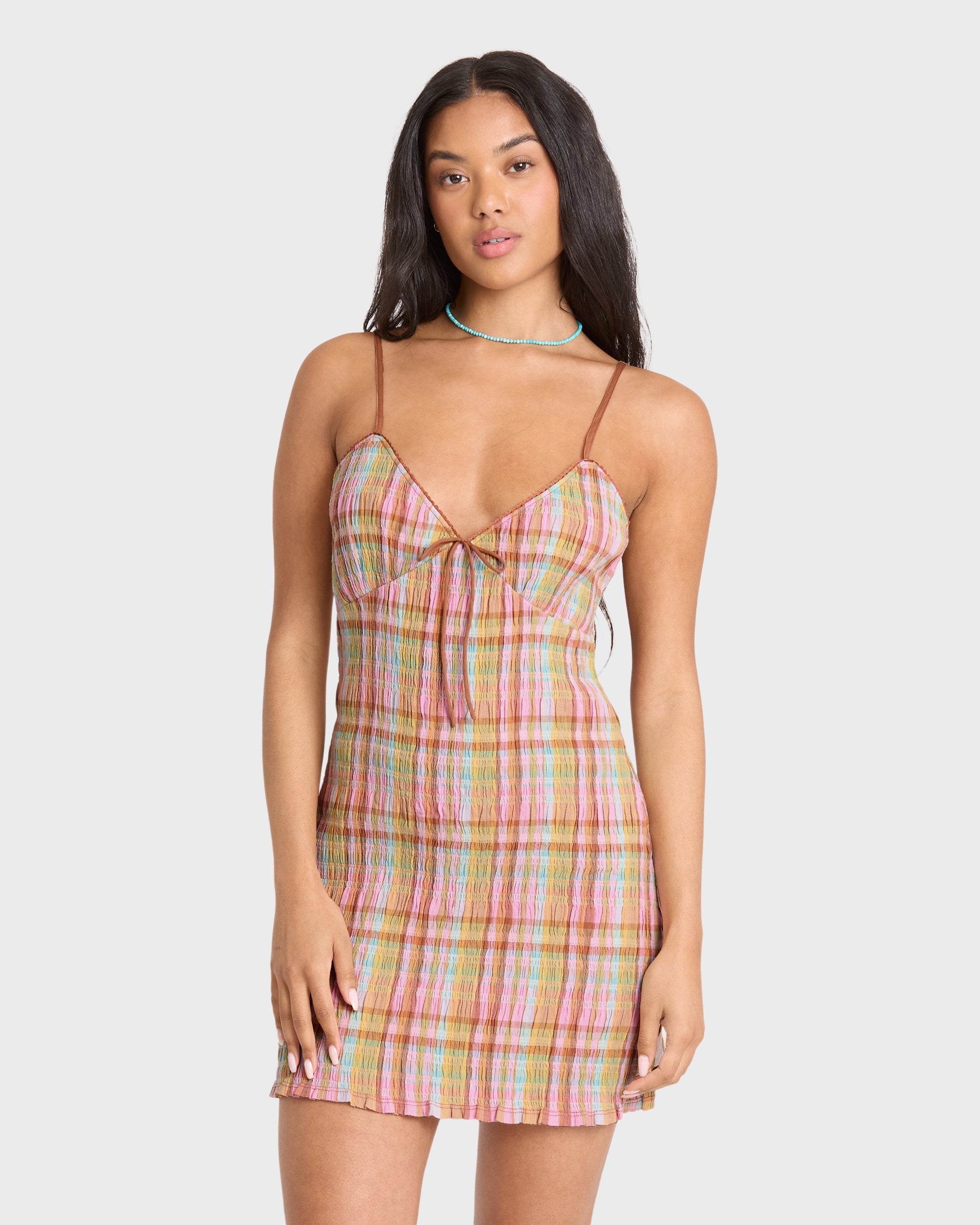 Billabong Call Me Mini Dress - Party Pink