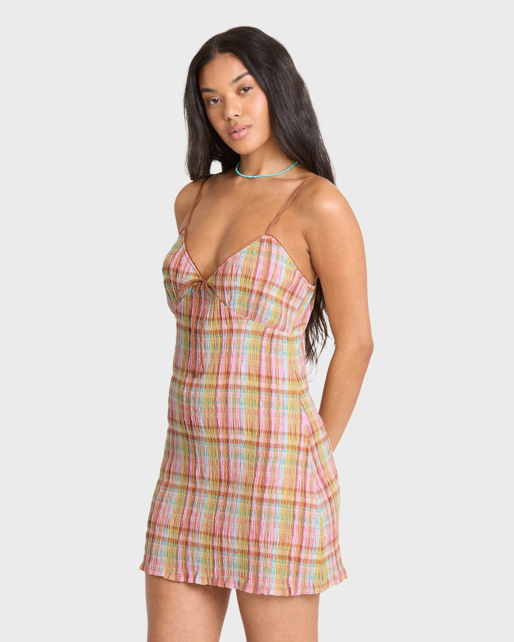 Billabong Call Me Mini Dress - Party Pink