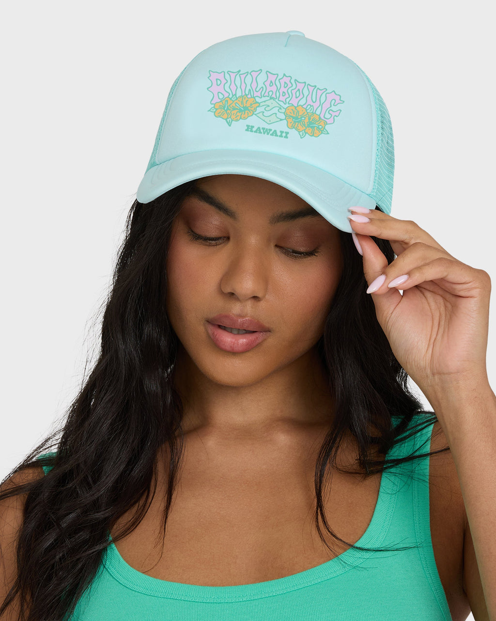 Billabong Across Waves Hawaii Trucker Hat - Clearwater