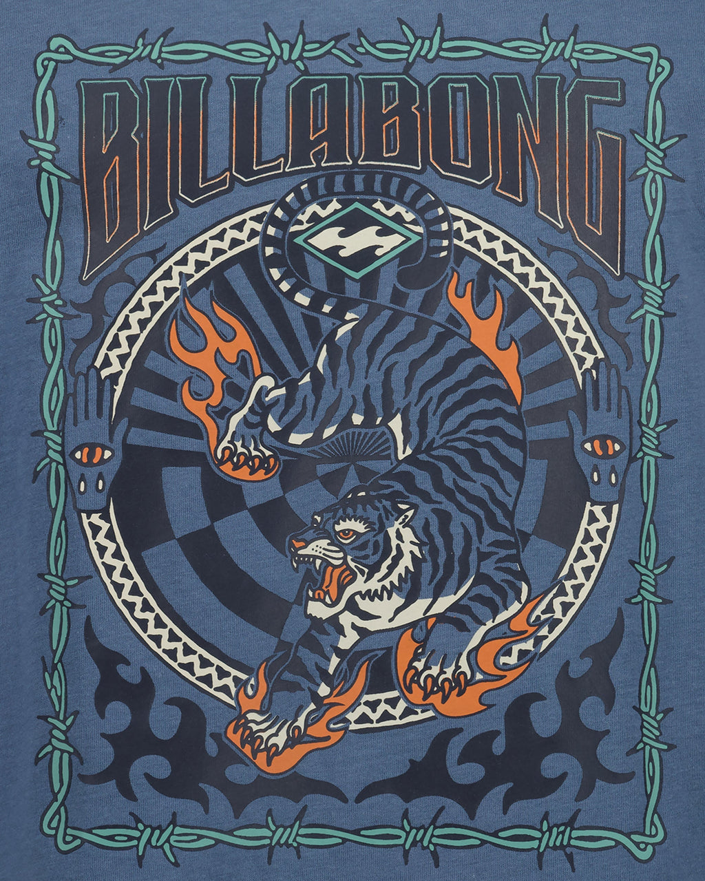 Billabong Boys Inferno Tiger Short Sleeve T-Shirt