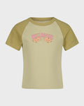 Billabong Girls Hibiscus Minds Short Sleeve T-Shirt