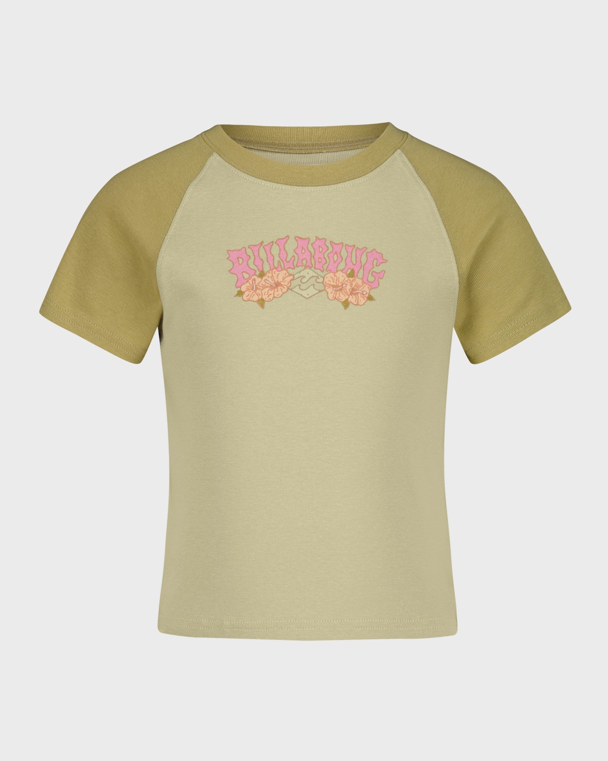 Billabong Girls Hibiscus Minds Short Sleeve T-Shirt