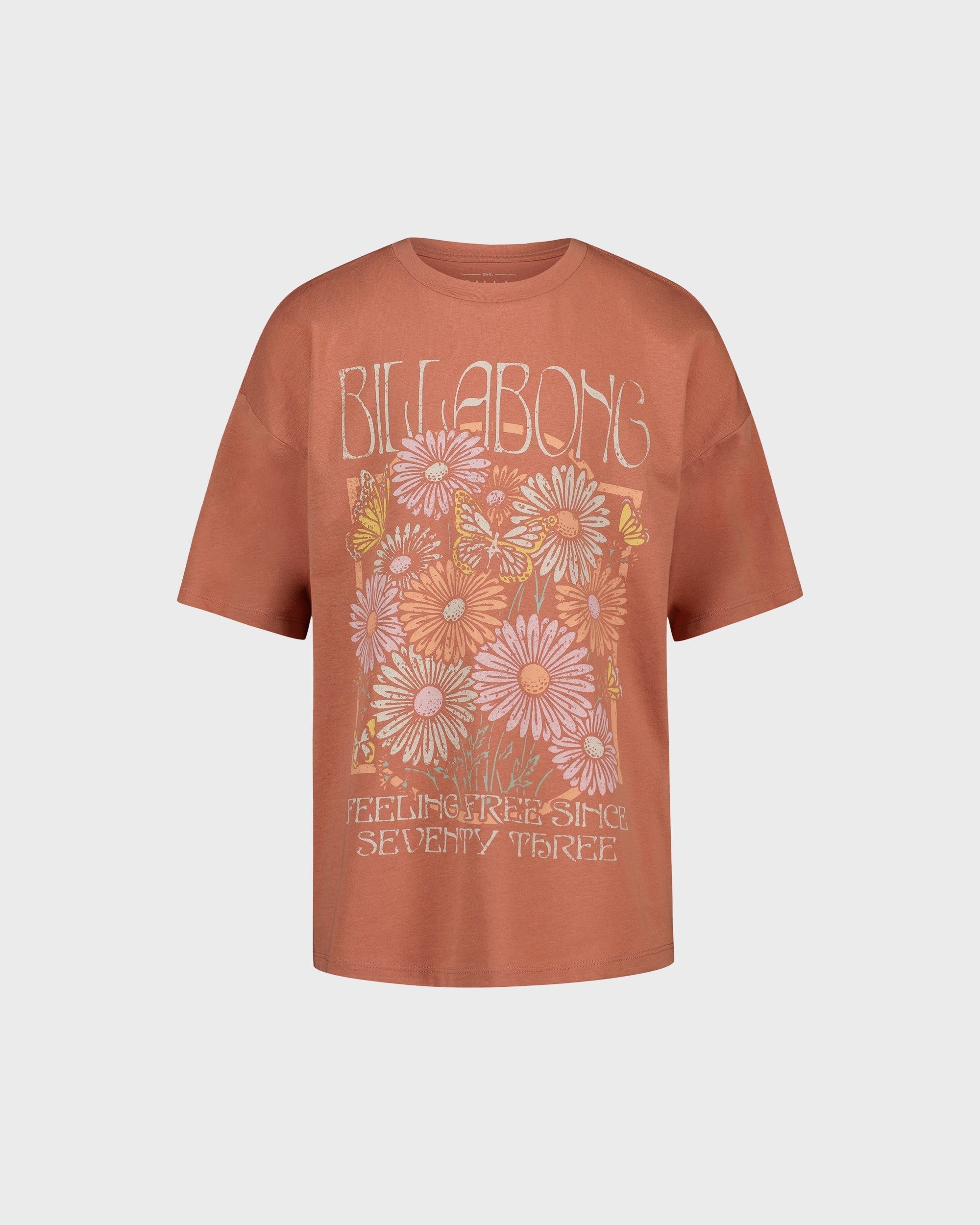 Billabong Girls Be Free Oversized Short Sleeve T-Shirt