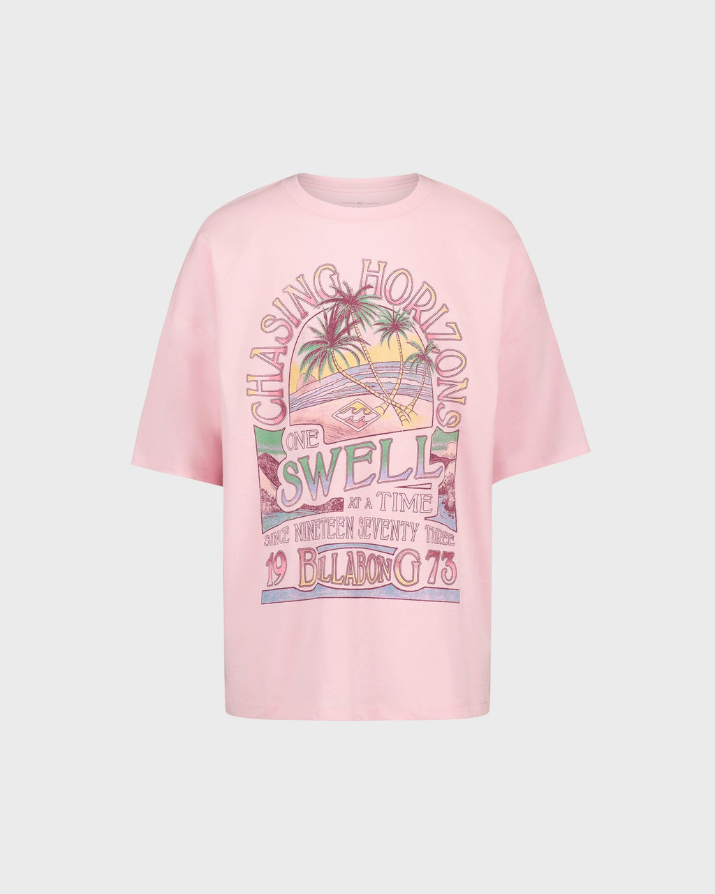 Billabong Girls Horizons Oversized Short Sleeve T-Shirt
