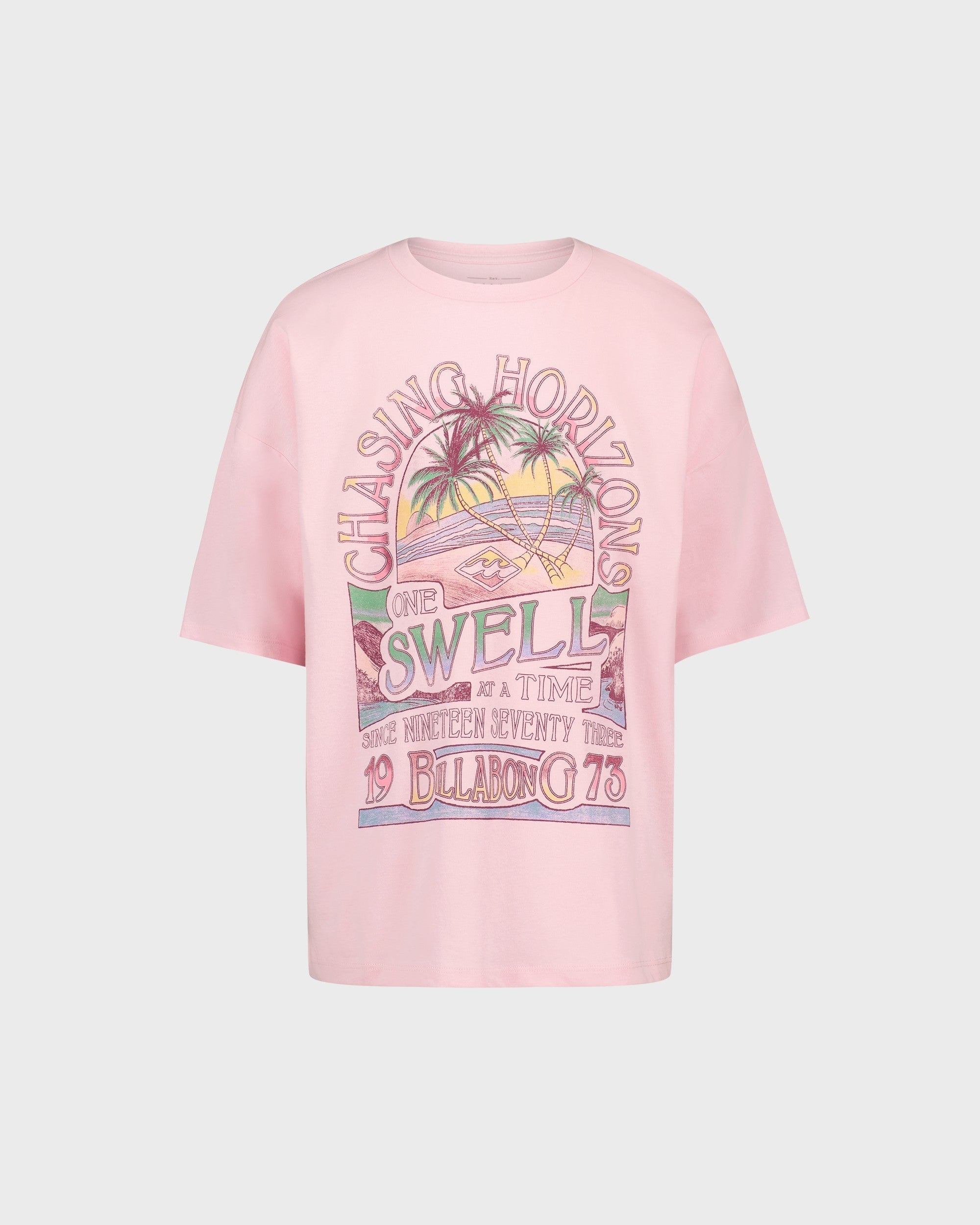 Billabong Girls Horizons Oversized Short Sleeve T-Shirt