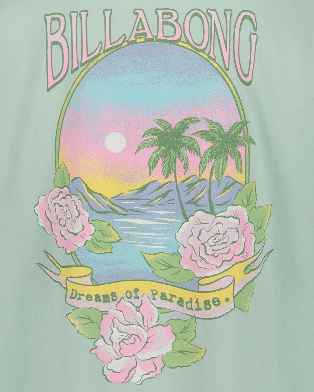 Billabong Girls Dreamy Oversized Short Sleeve T-Shirt