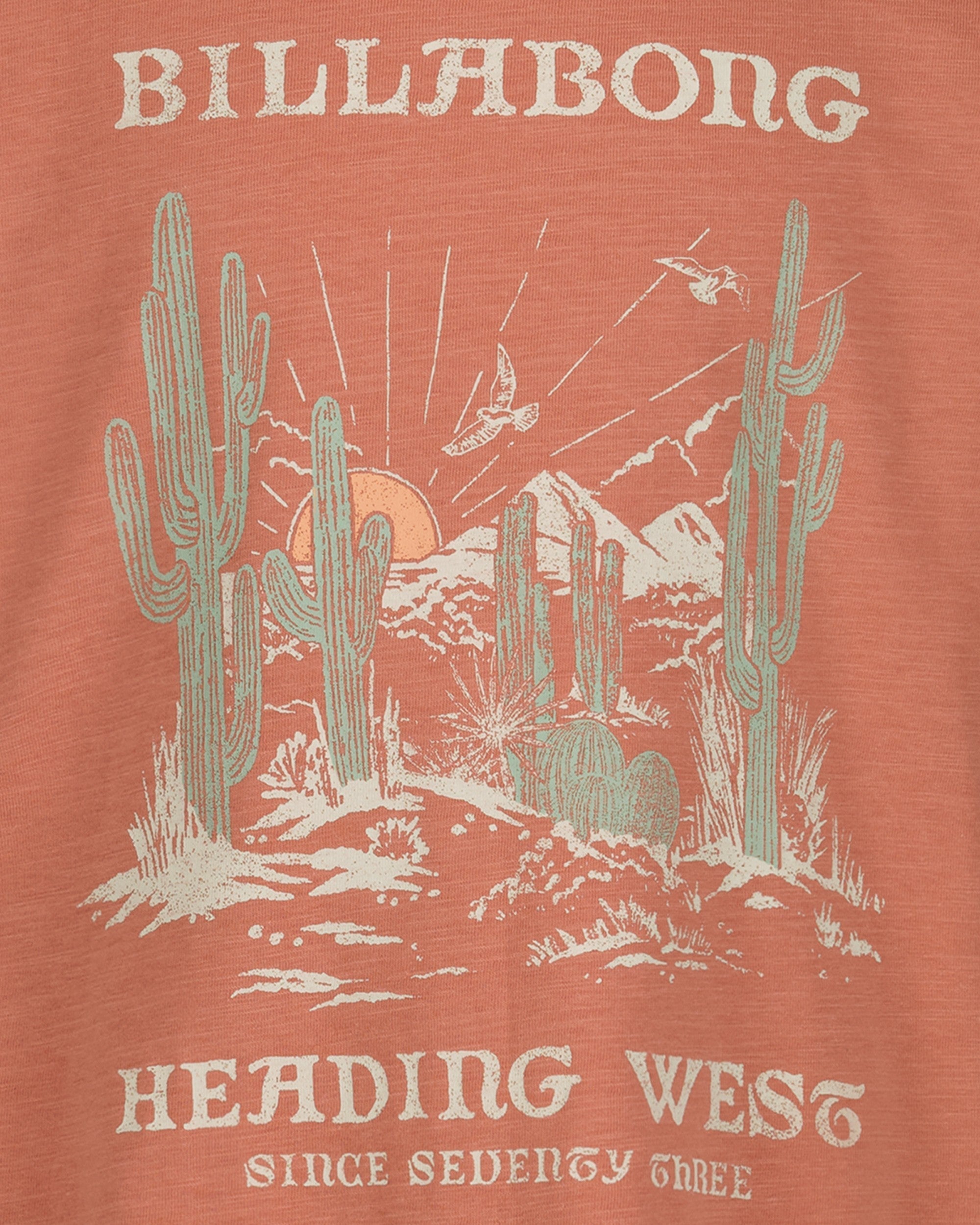 Billabong Girls Heading West Short Sleeve T-Shirt
