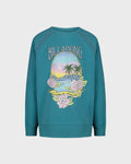 Billabong Girls Dreamy Memories Crewneck Sweatshirt