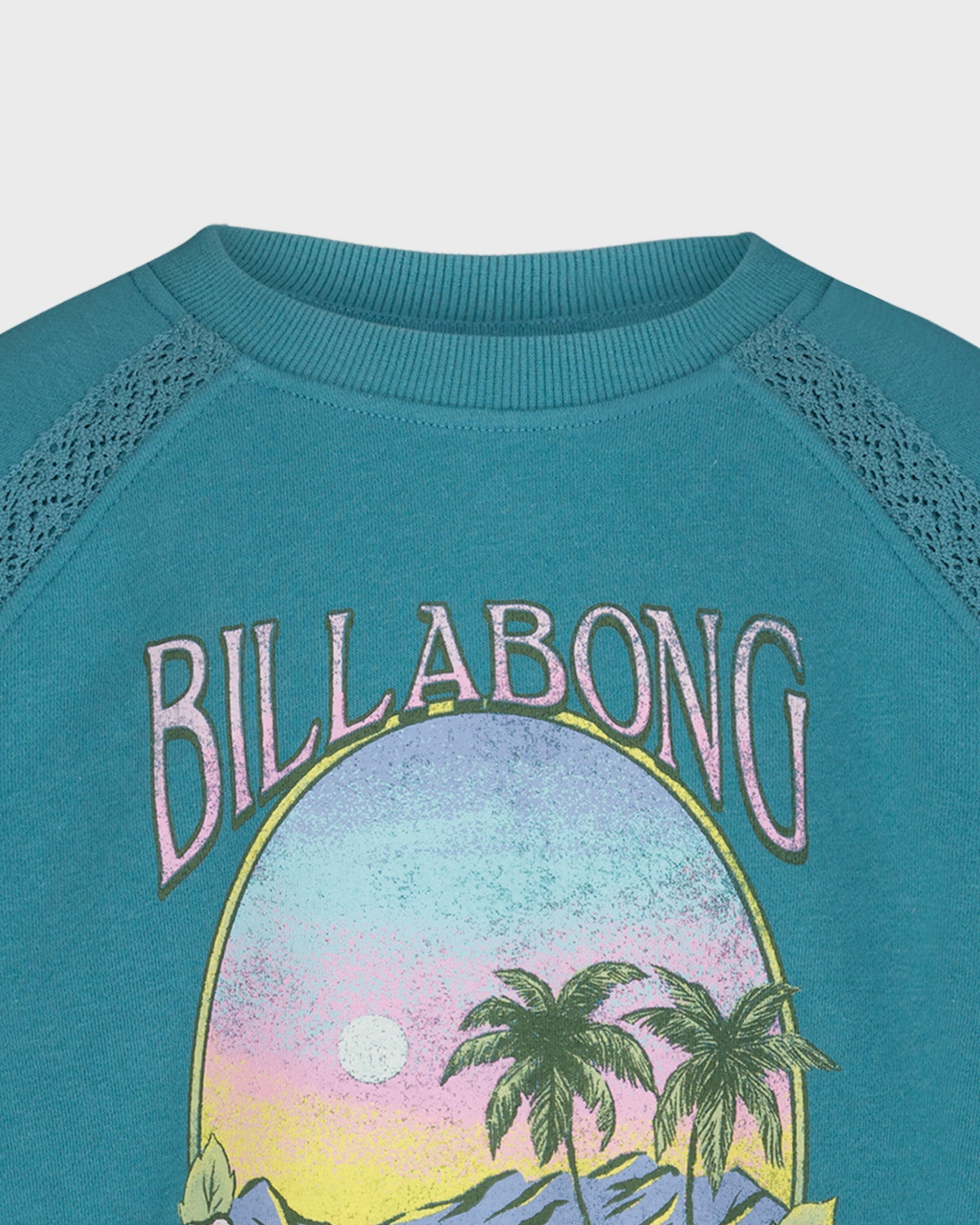 Billabong Girls Dreamy Memories Crewneck Sweatshirt