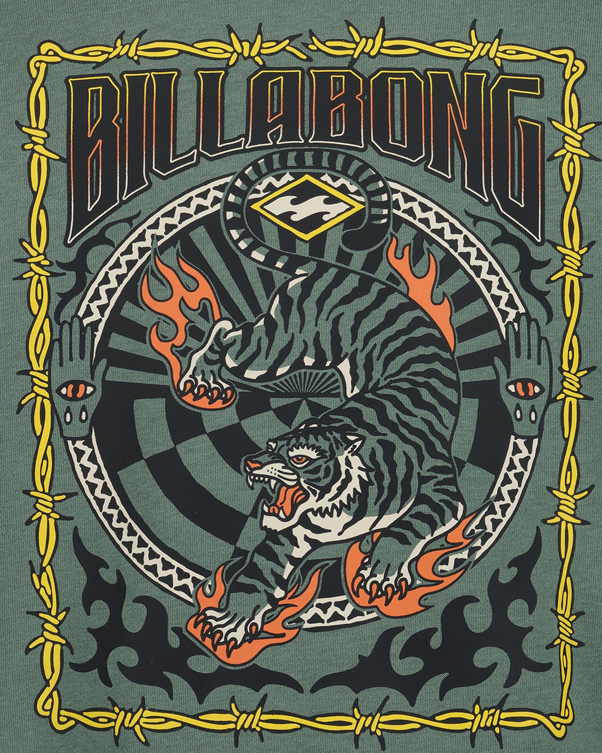 Billabong Boys Inferno Tiger Hoodie