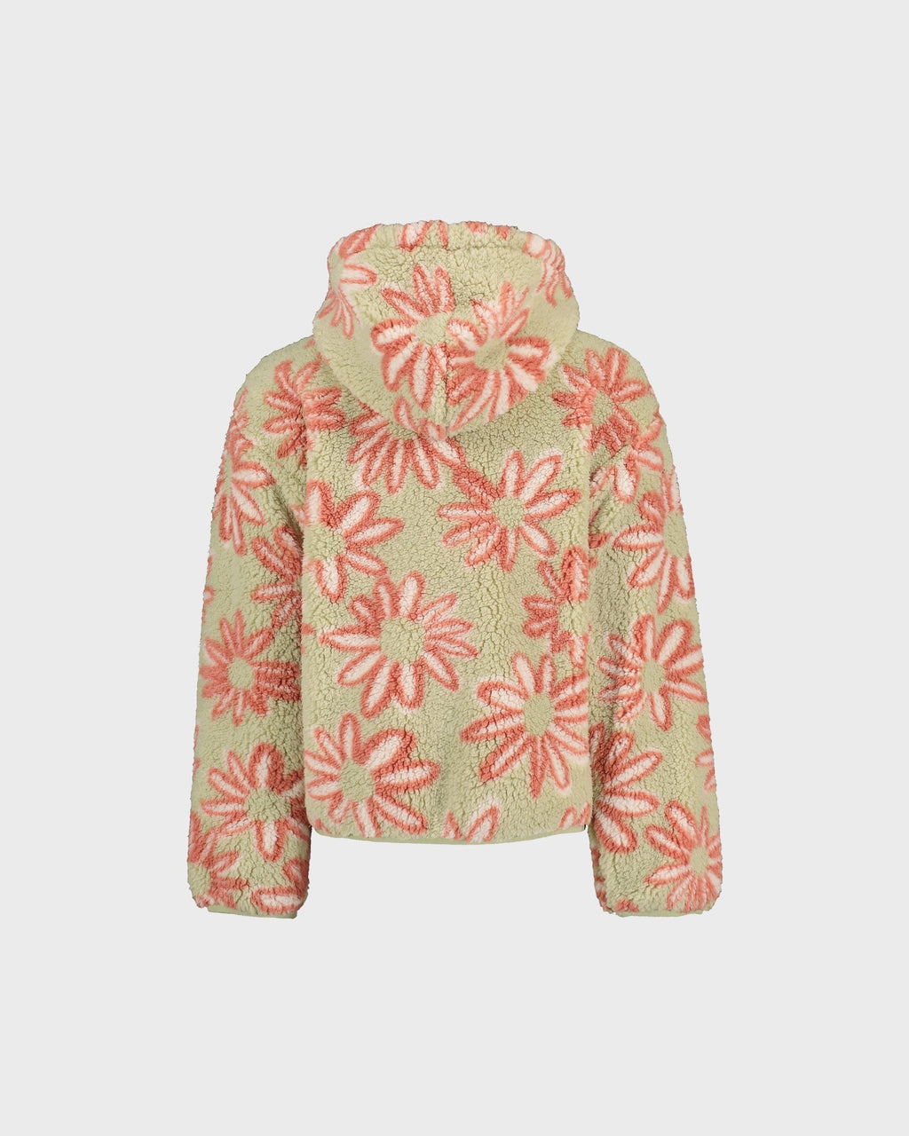 Billabong Girls Just In Time Half Zip Sherpa Hoodie