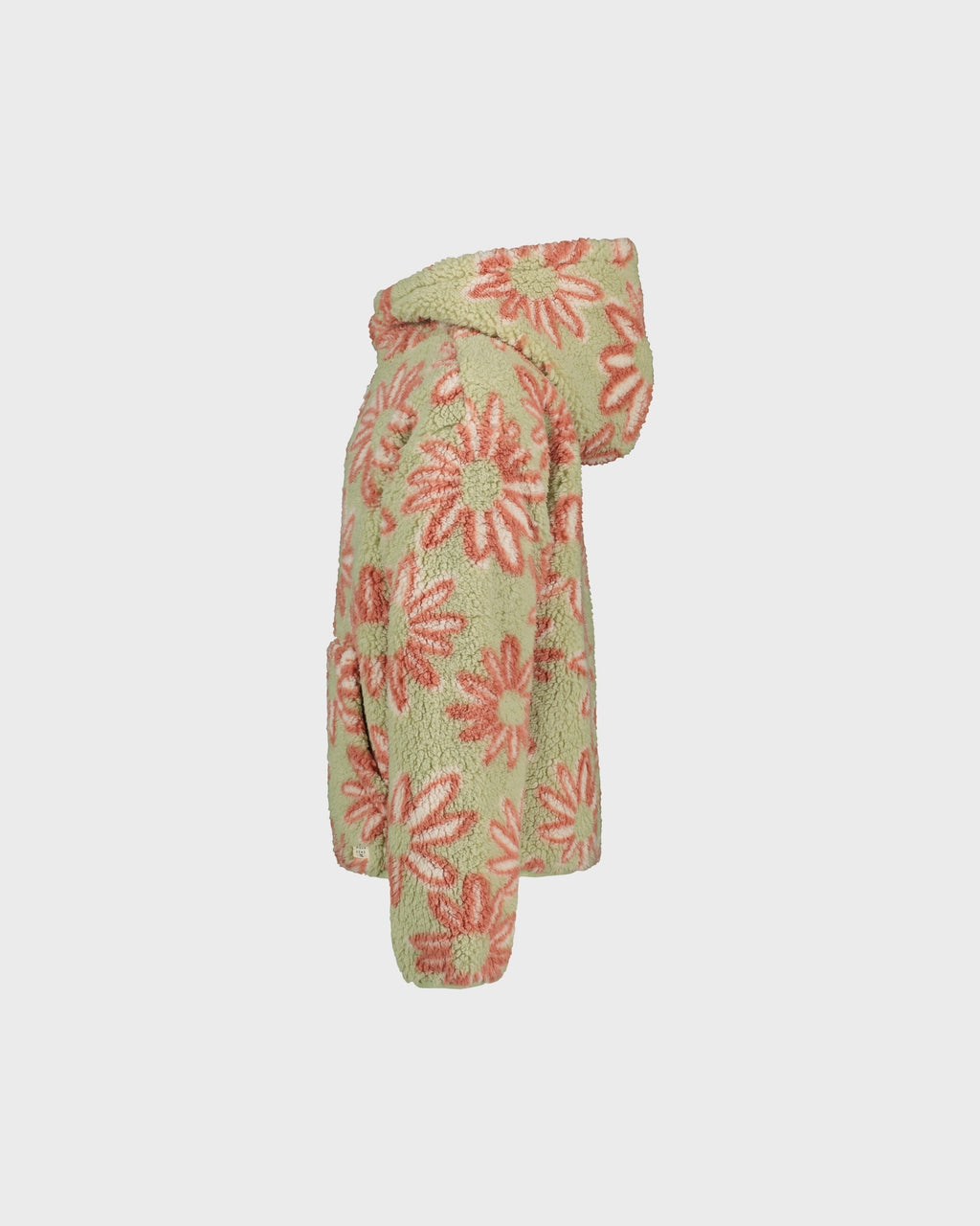 Billabong Girls Just In Time Half Zip Sherpa Hoodie