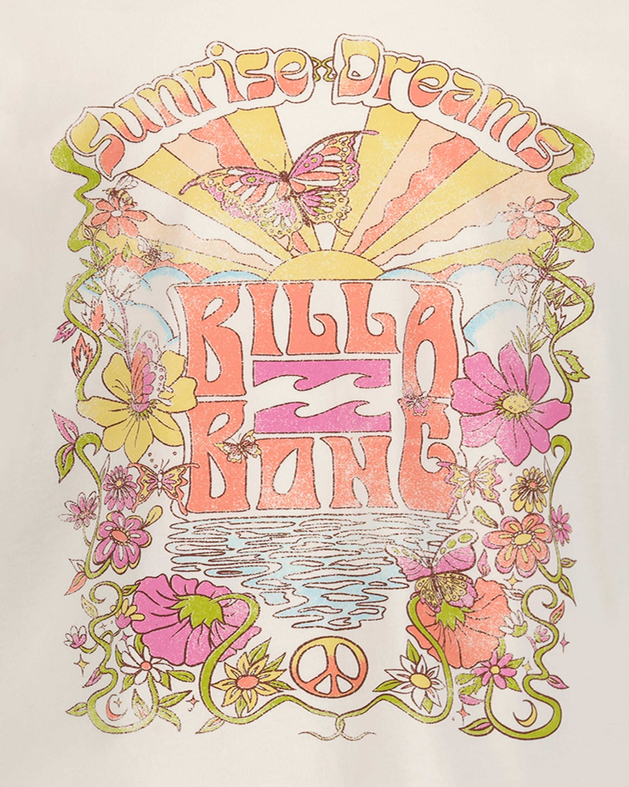 Billabong Girls Sunrise Oversized T-Shirt