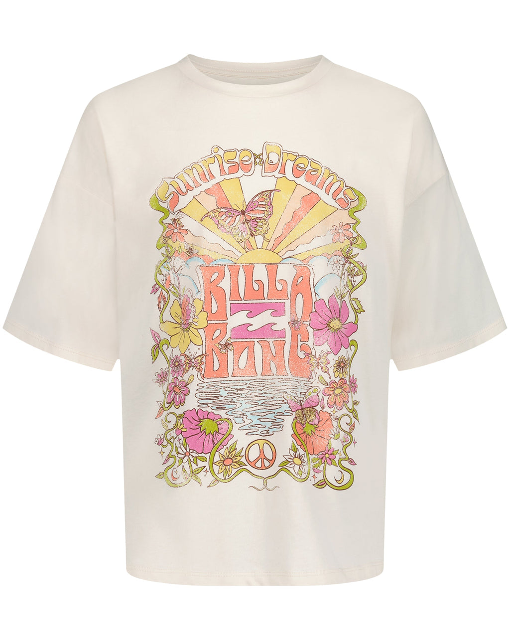 Billabong Girls Sunrise Oversized T-Shirt