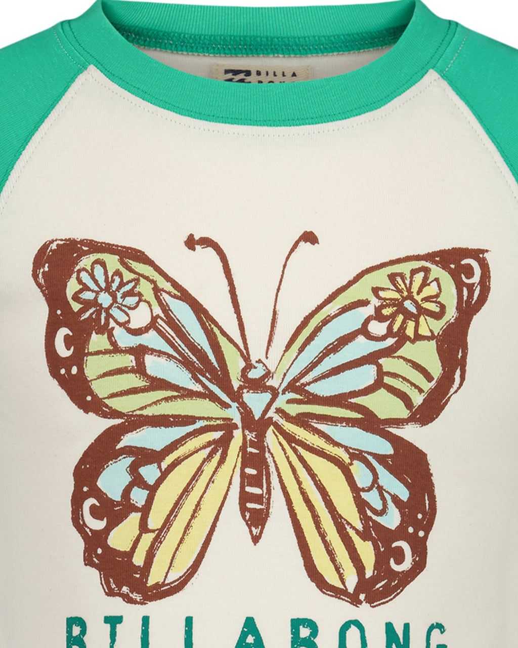 Billabong Girls Butterfly Stamp T-Shirt