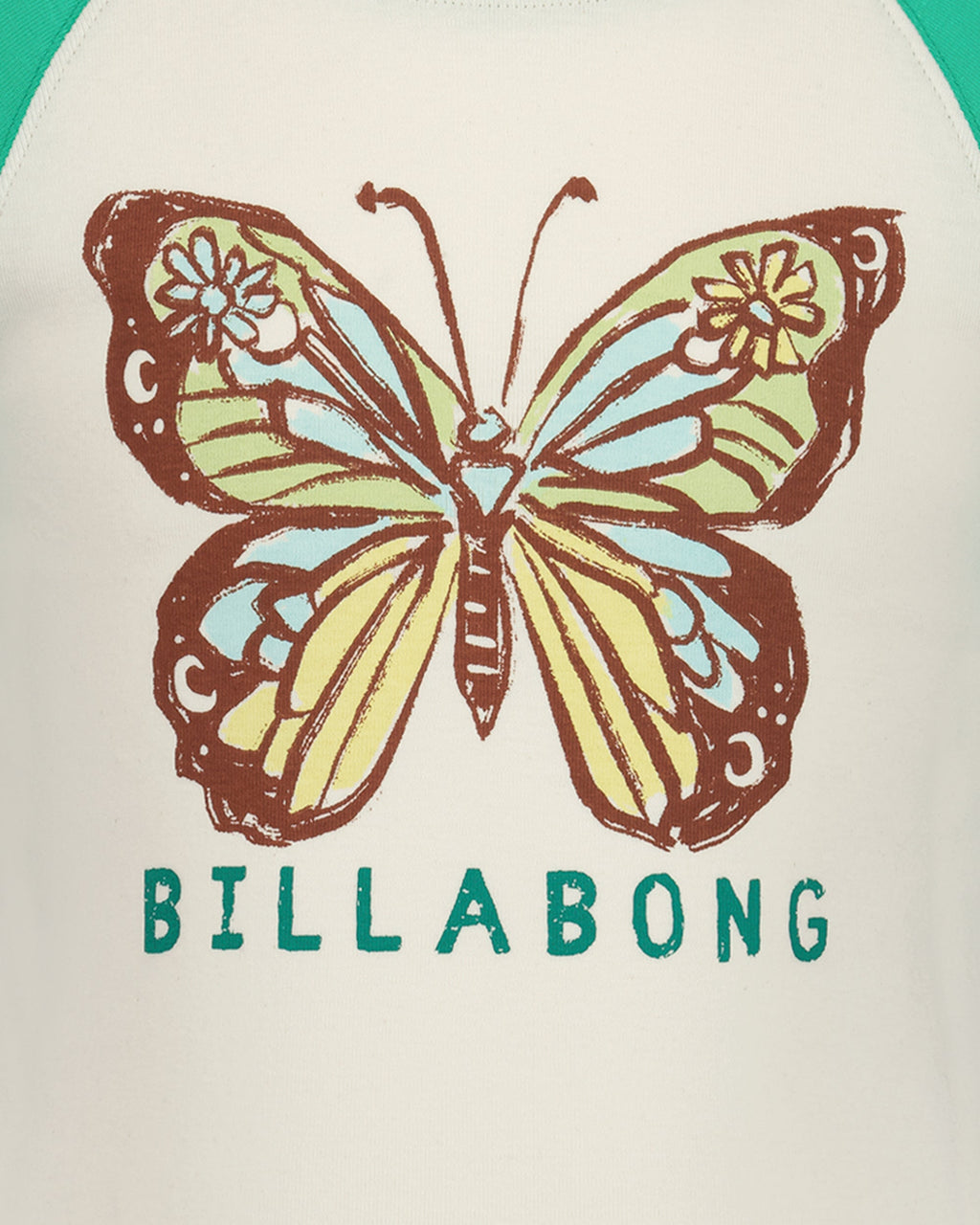 Billabong Girls Butterfly Stamp T-Shirt
