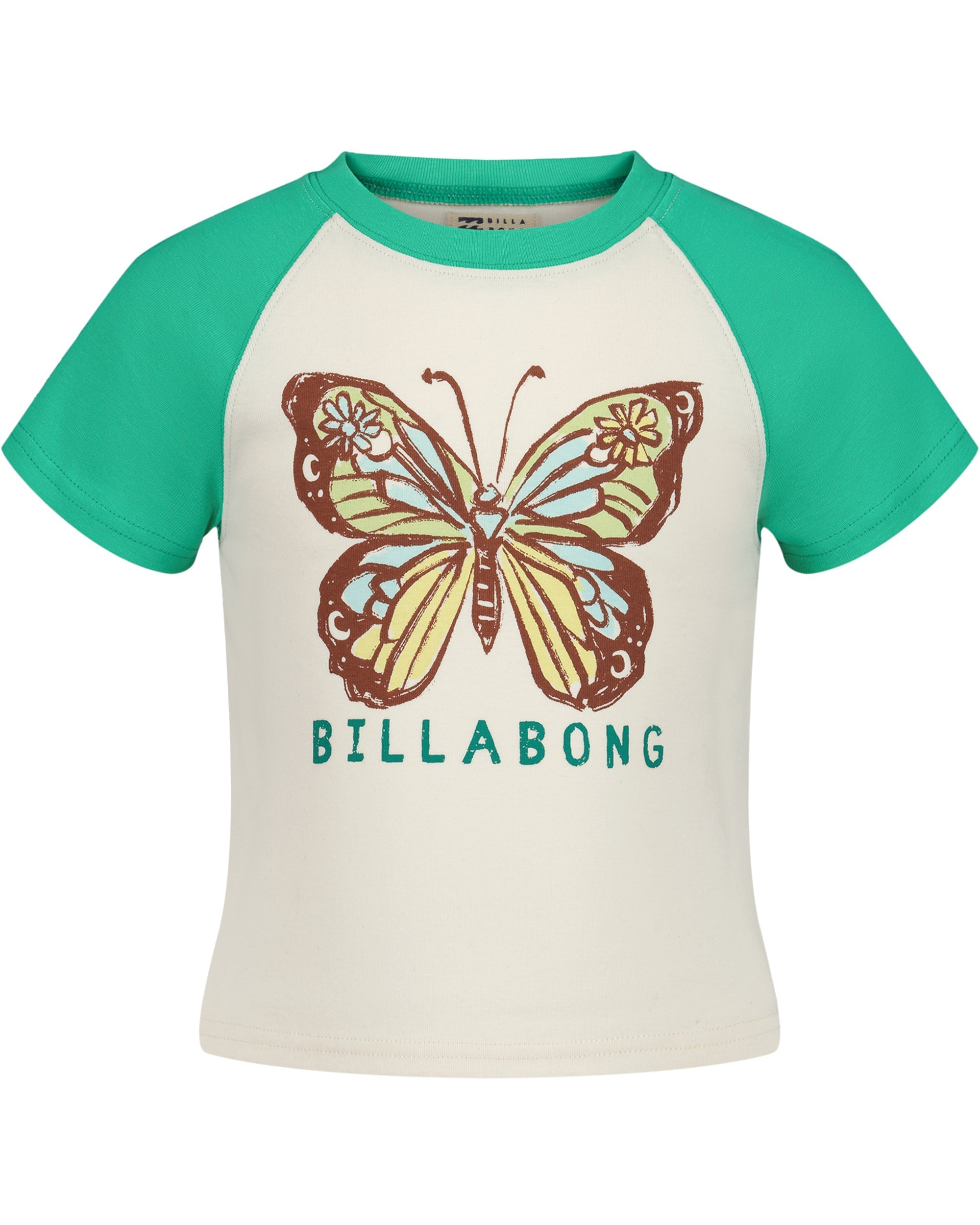 Billabong Girls Butterfly Stamp T-Shirt