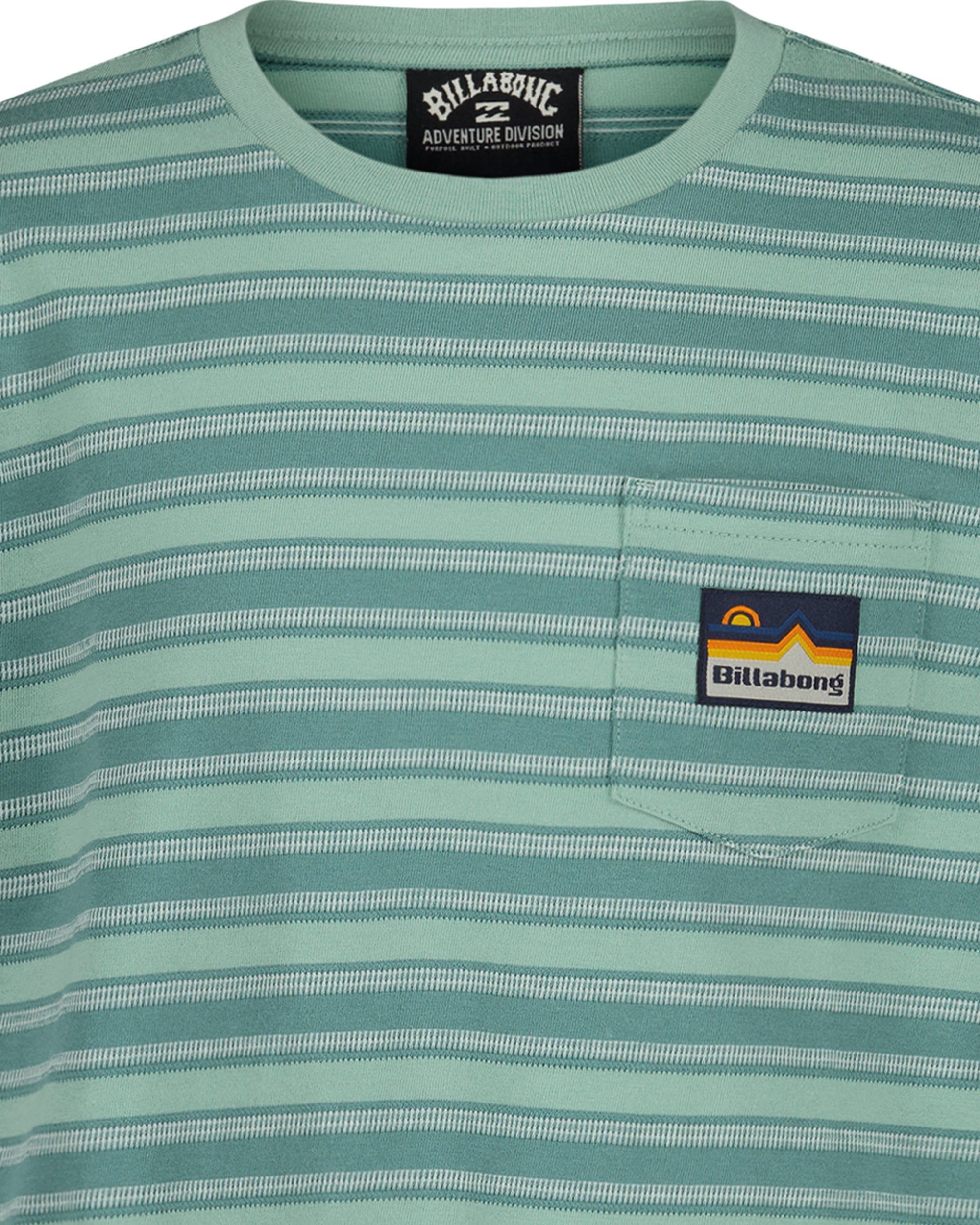 Billabong Boys Miles Stripe Pocket Short Sleeve T-Shirt