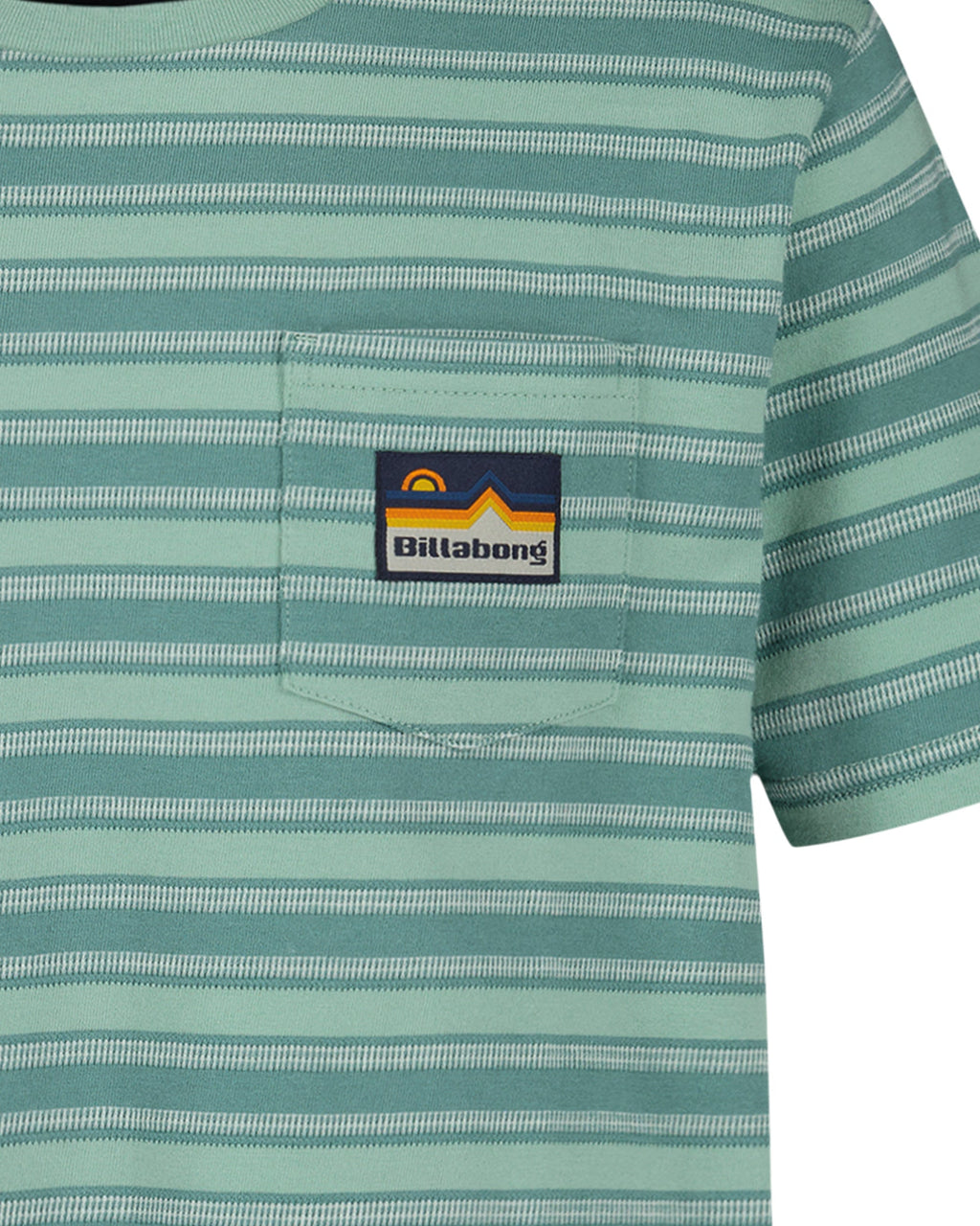 Billabong Boys Miles Stripe Pocket Short Sleeve T-Shirt