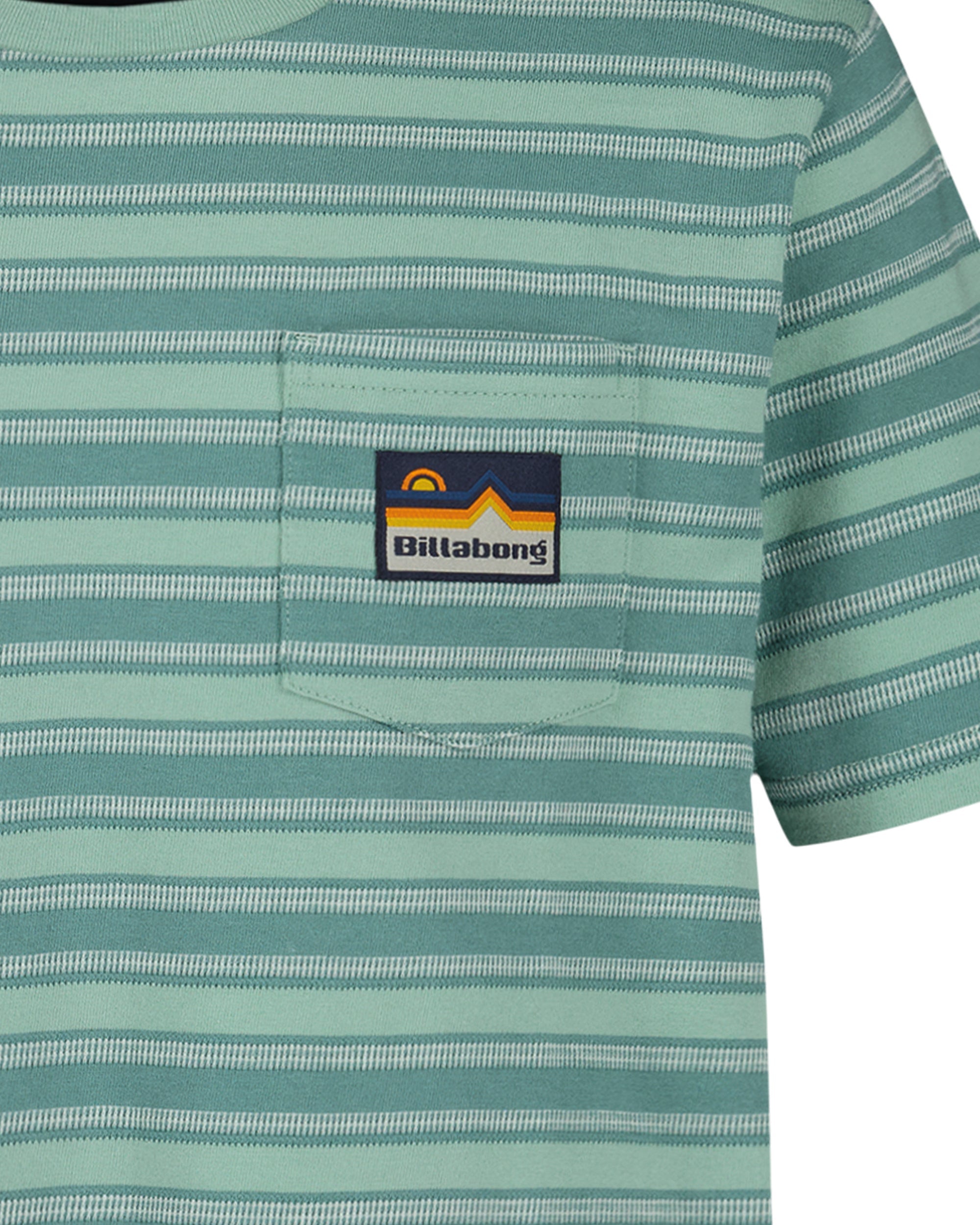 Billabong Boys Miles Stripe Pocket Short Sleeve T-Shirt