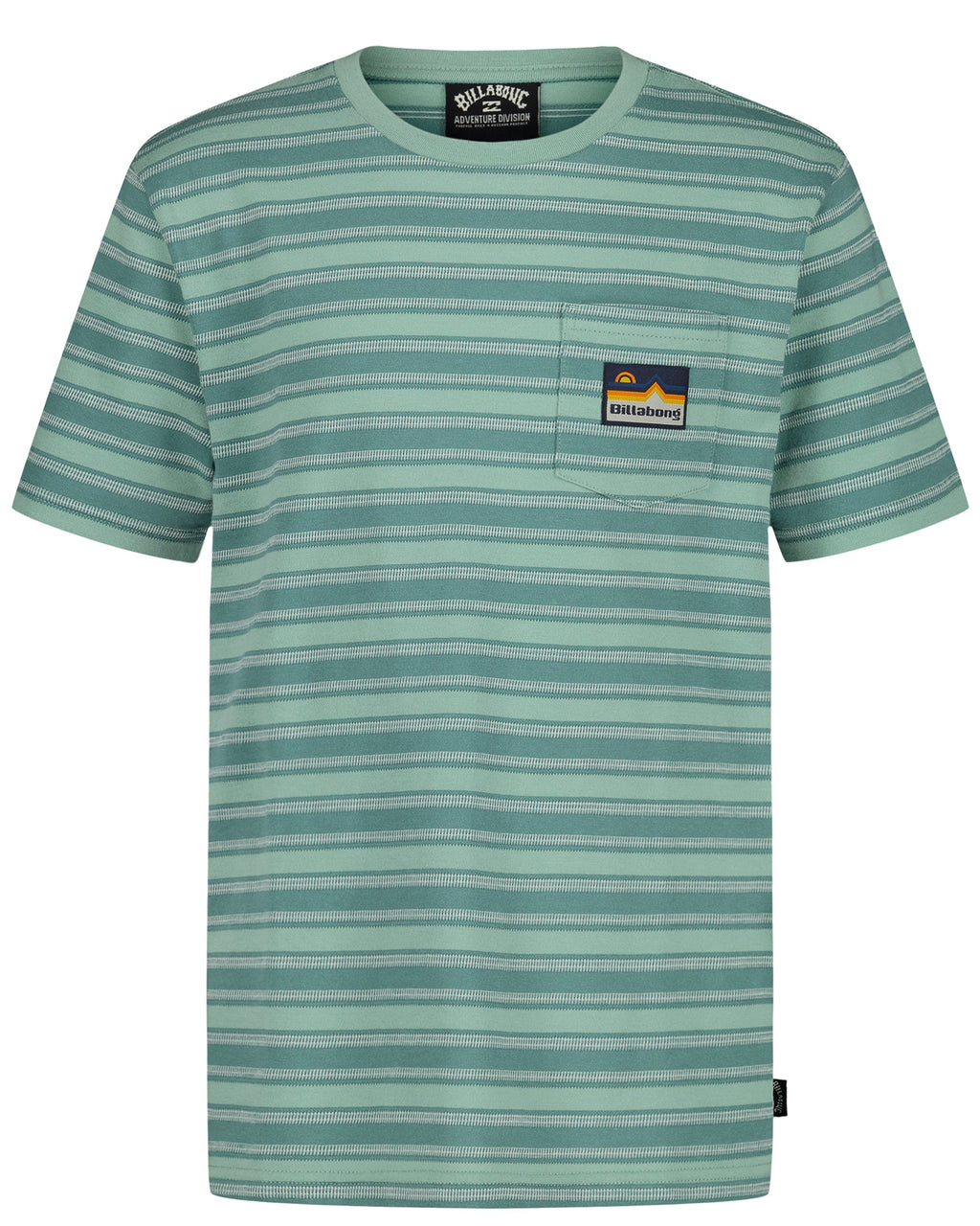Billabong Boys Miles Stripe Pocket Short Sleeve T-Shirt