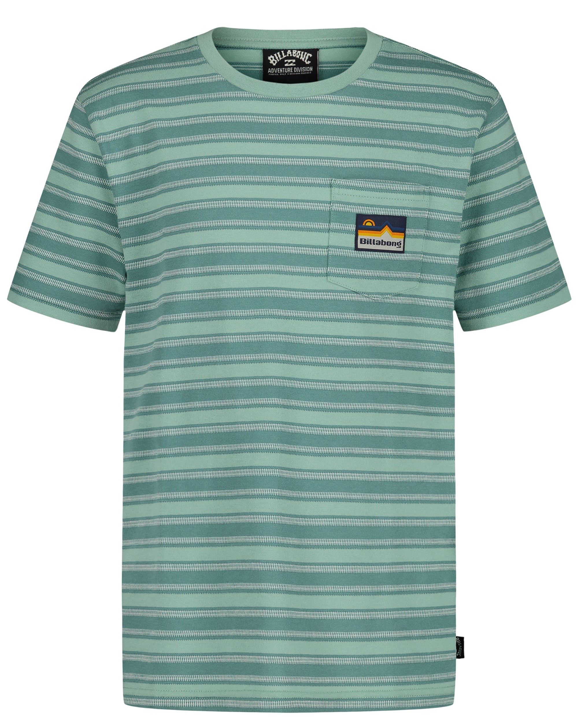 Billabong Boys Miles Stripe Pocket Short Sleeve T-Shirt