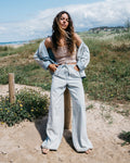 Billabong Jade Saltwashed Elastic Waist Pants - Blue Mist