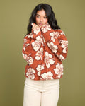 Billabong All The Time Sherpa Half Zip Sweatshirt - Sedona