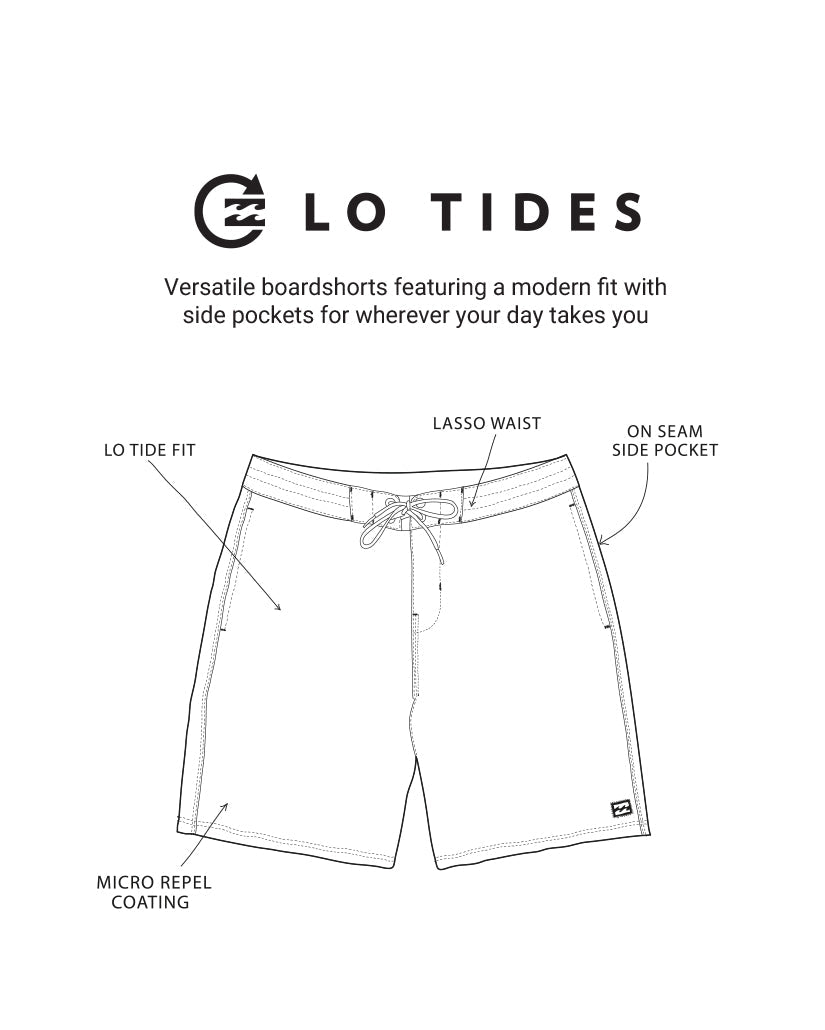 Billabong Austin Garage Lo Tides 19 Boardshorts - Teal